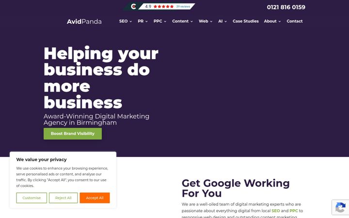 Screenshot of avidpanda.com