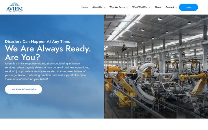 Screenshot of aviem.com