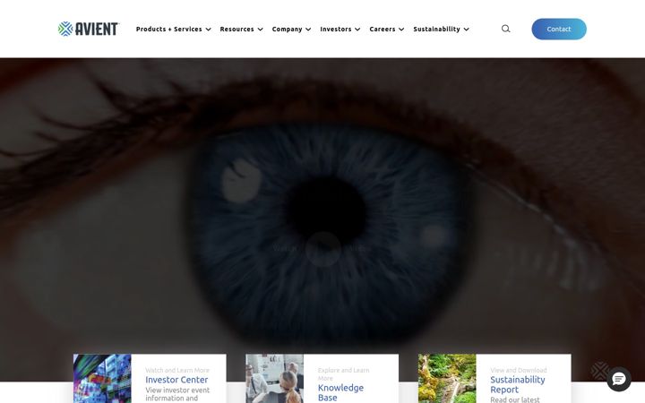 Screenshot of avient.com
