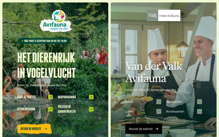 Screenshot of avifauna.nl