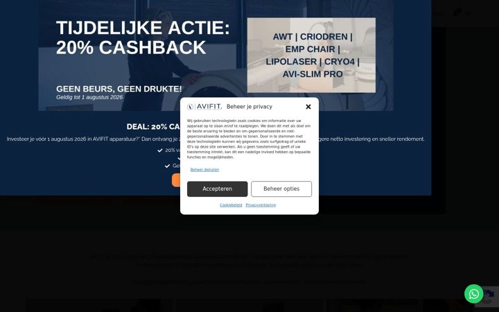 Screenshot of avifitapparatuur.nl