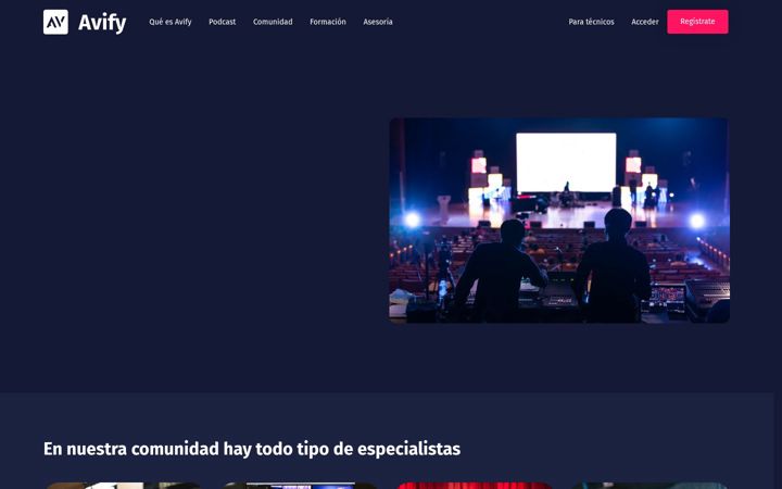 Screenshot of avify.net