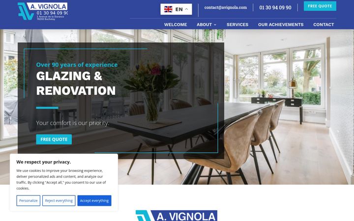 Screenshot of avignola.com