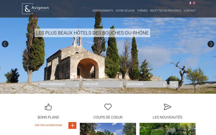 Screenshot of avignon-et-provence.com