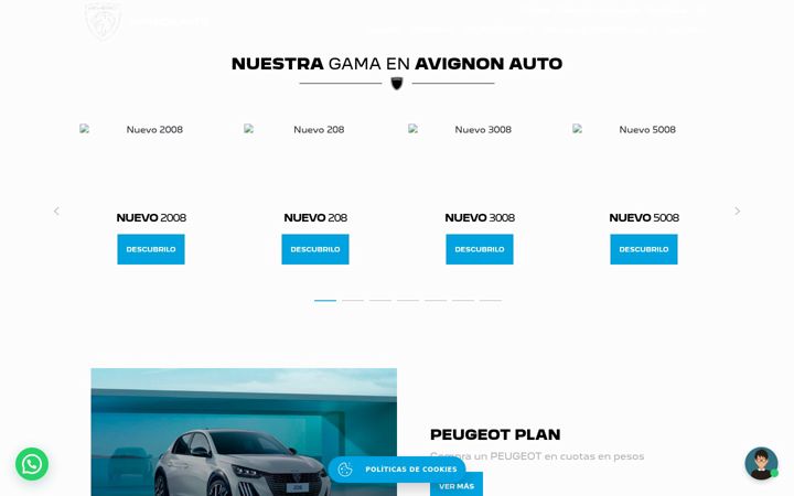 Screenshot of avignonauto.com.ar