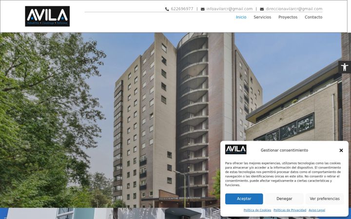 Screenshot of avila-rcr.com