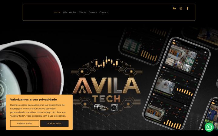 Screenshot of avilatech.ai