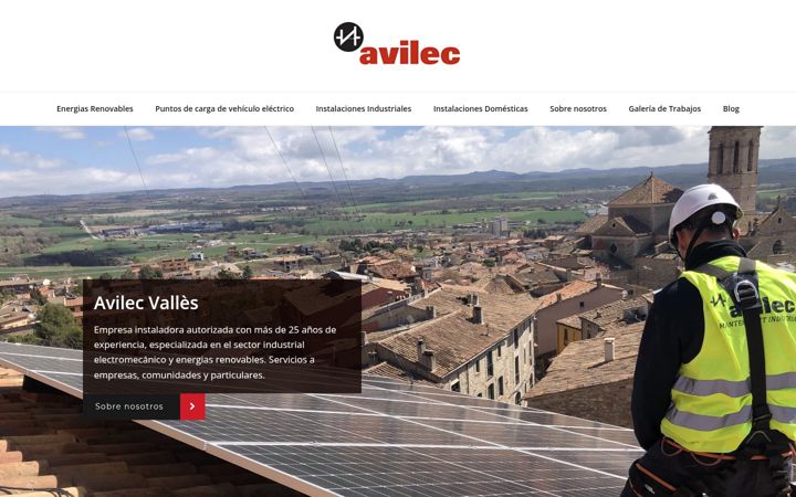 Screenshot of avilec.es