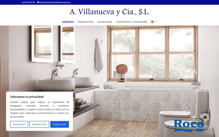 Screenshot of avillanuevaycia.es