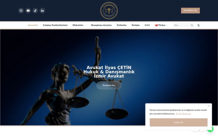 Ekrano kopija avilyascetin.com.tr