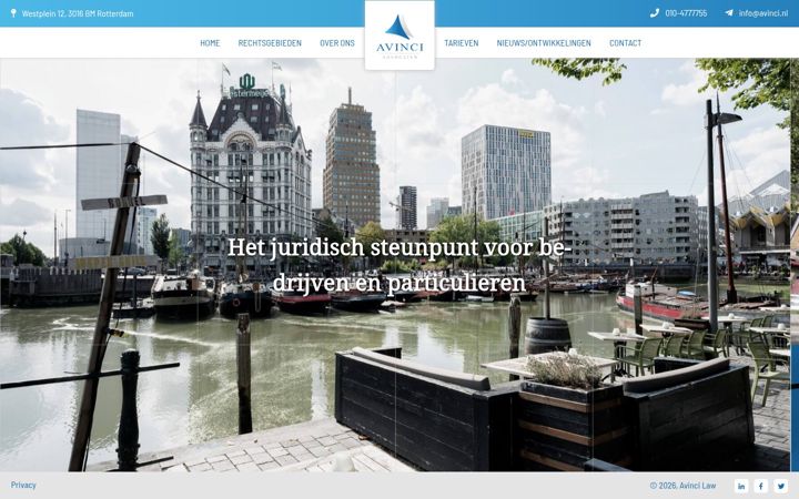 Screenshot of avinci.nl