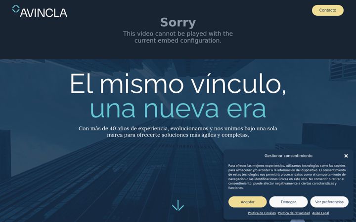 Screenshot of avincla.com