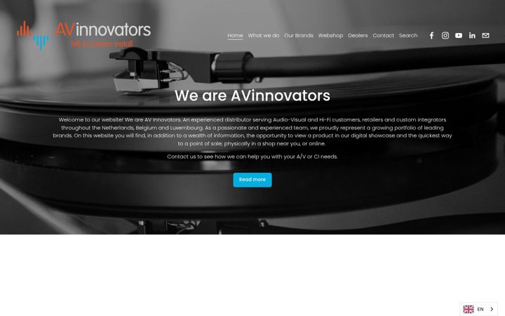 Screenshot of avinnovators.nl