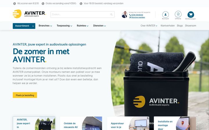 Screenshot of avinter.nl