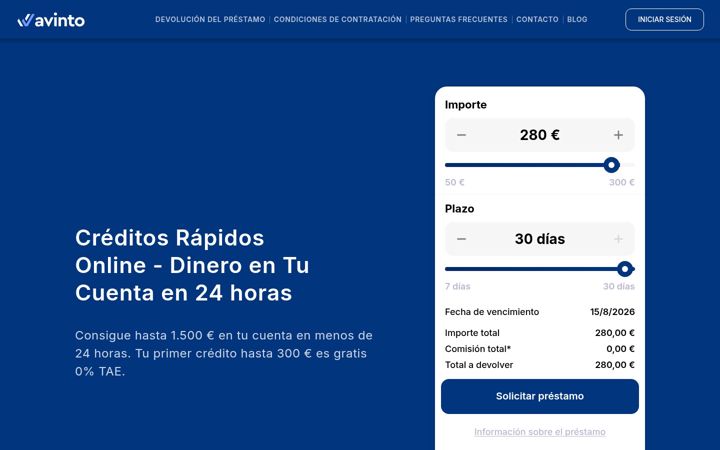 Screenshot of avinto.es