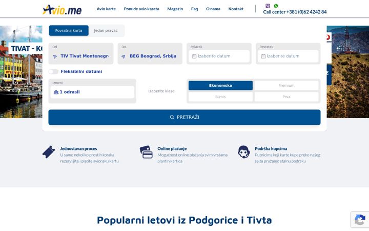 Screenshot of avio.me