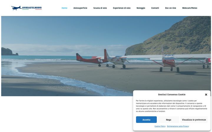Screenshot of aviocastelnuovo.com