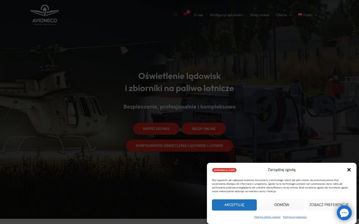 Screenshot of avioneco.com