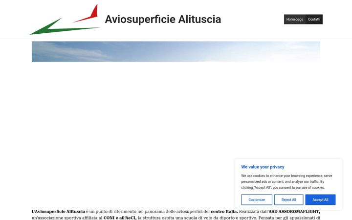 Screenshot of aviosuperficiealituscia.com