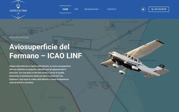 Screenshot of aviosuperficiedelfermano.it