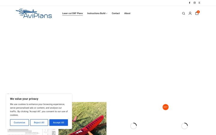Screenshot of aviplans.com