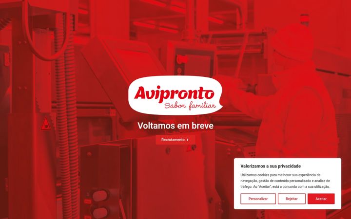 Screenshot of avipronto.pt