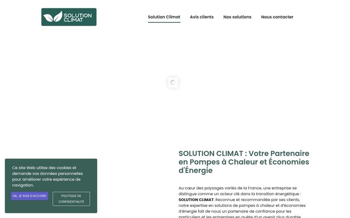 Screenshot of avis-agence-solution-climat.fr
