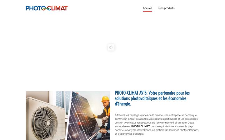 Capture d'écran de avis-clients-photoclimat.fr