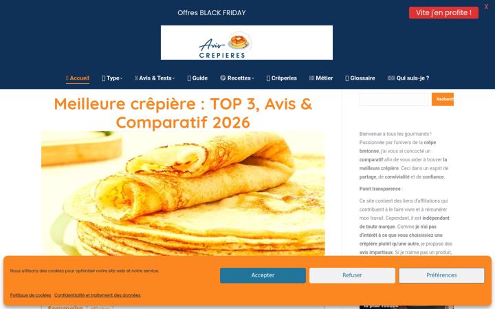Capture d'écran de avis-crepiere.fr