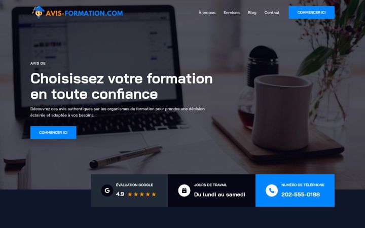 Screenshot di avis-formation.com
