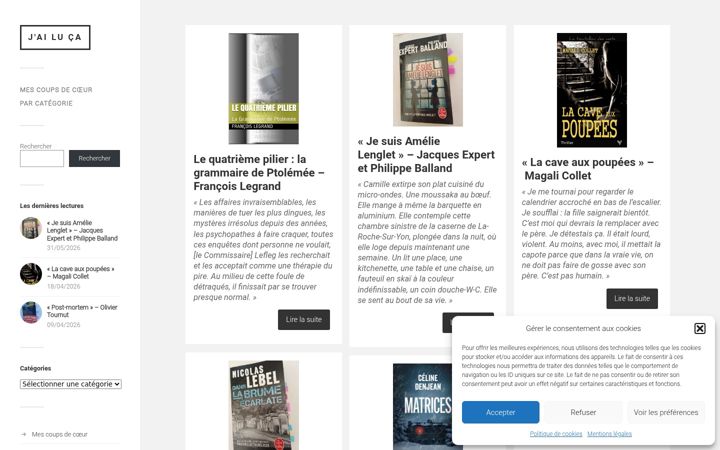 Screenshot of avis-lecteur.fr