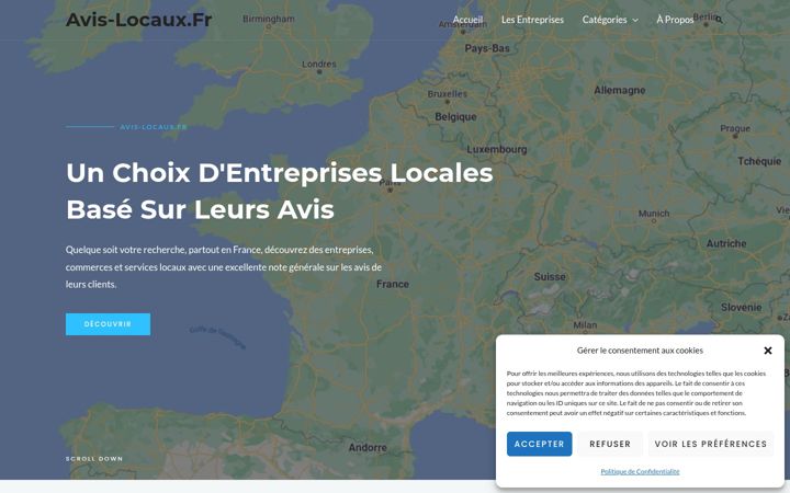 Screenshot of avis-locaux.fr