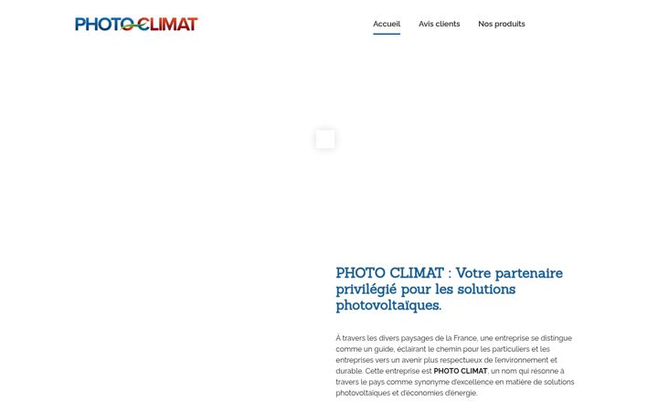 Capture d'écran de avis-photoclimat-panneaux-photovoltaiques.fr