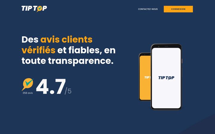 Capture d'écran de avis-tip-top.fr