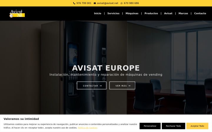 Screenshot van avisat.net