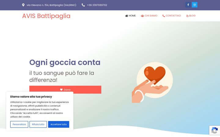 Skjermbilde av avisbattipaglia.it