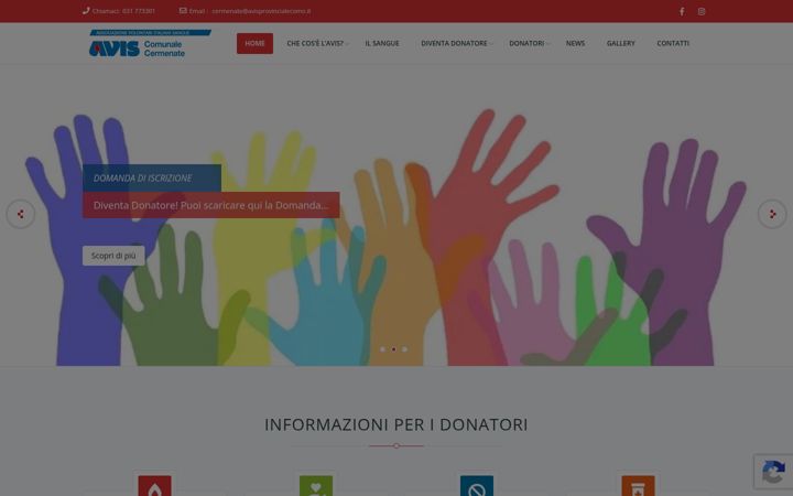 Screenshot of aviscermenate.it