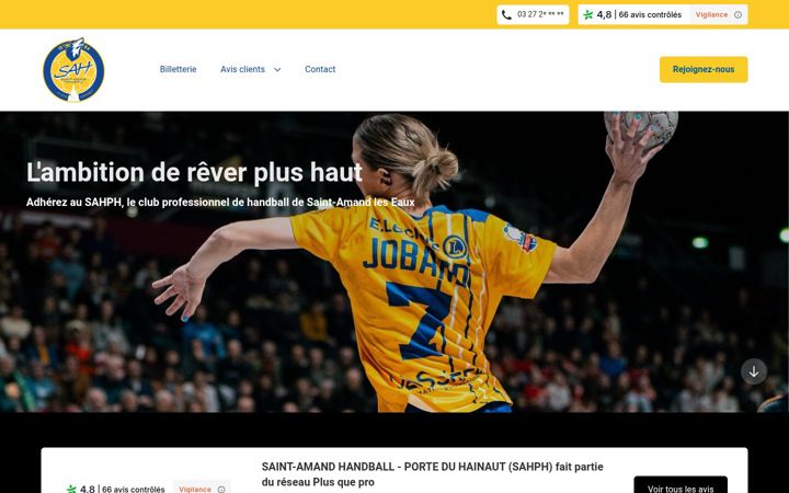 Screenshot of avisclient-sahph.fr