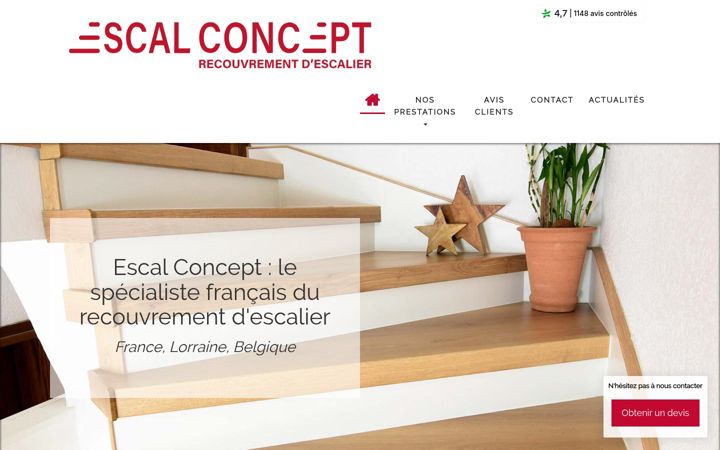 Screenshot of avisclients-escalconcept.com