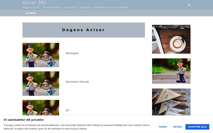 Ekrano kopija aviser365.dk