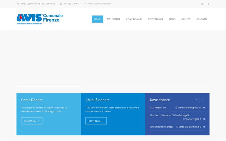 Screenshot of avisfirenze.it