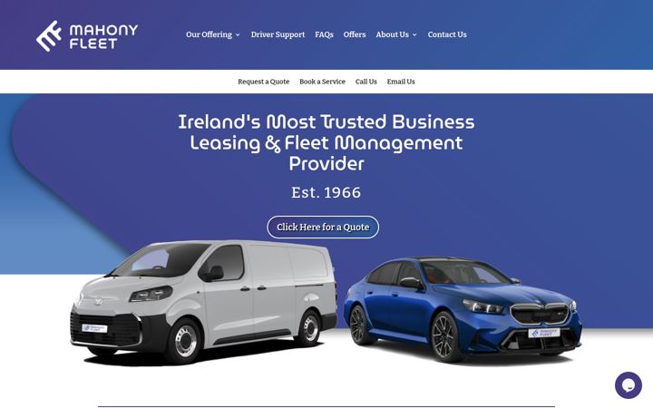 Screenshot of avisfleetsolutions.ie