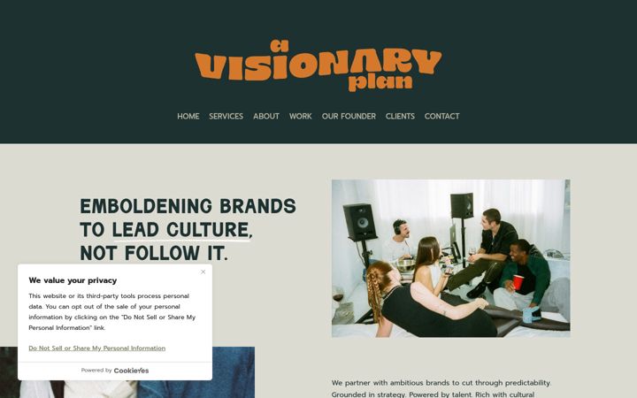 Screenshot of avisionaryplan.com