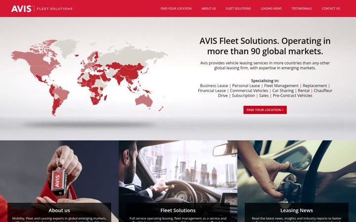 Screenshot of avisleasing.com