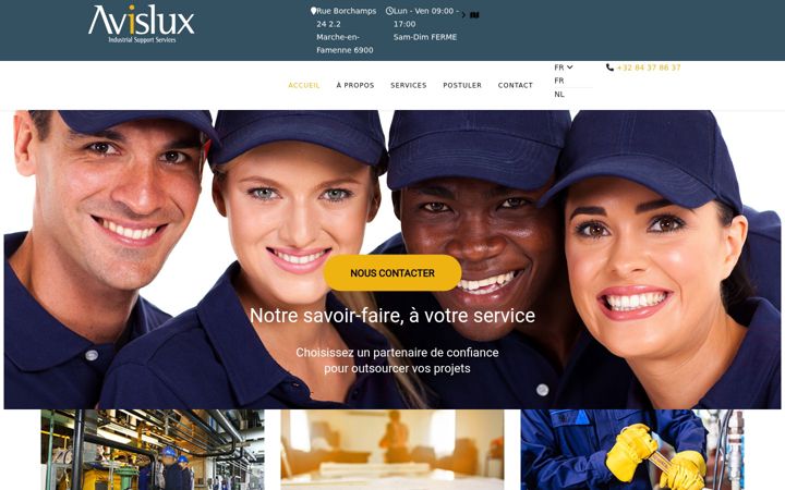 Screenshot of avislux.be