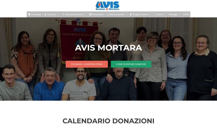 Screenshot of avismortara.it