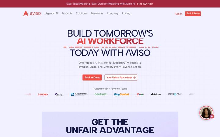 Screenshot of aviso.com