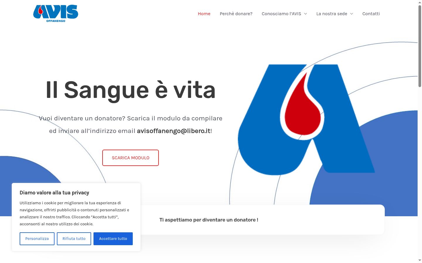 Captura de pantalla del banner de consentimiento mostrado antes de cualquier interacción