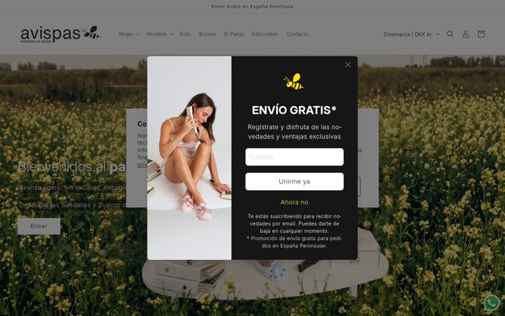 Screenshot of avispasfoot.com
