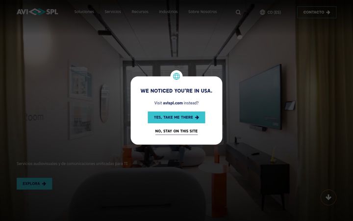 Screenshot of avispl.com.co